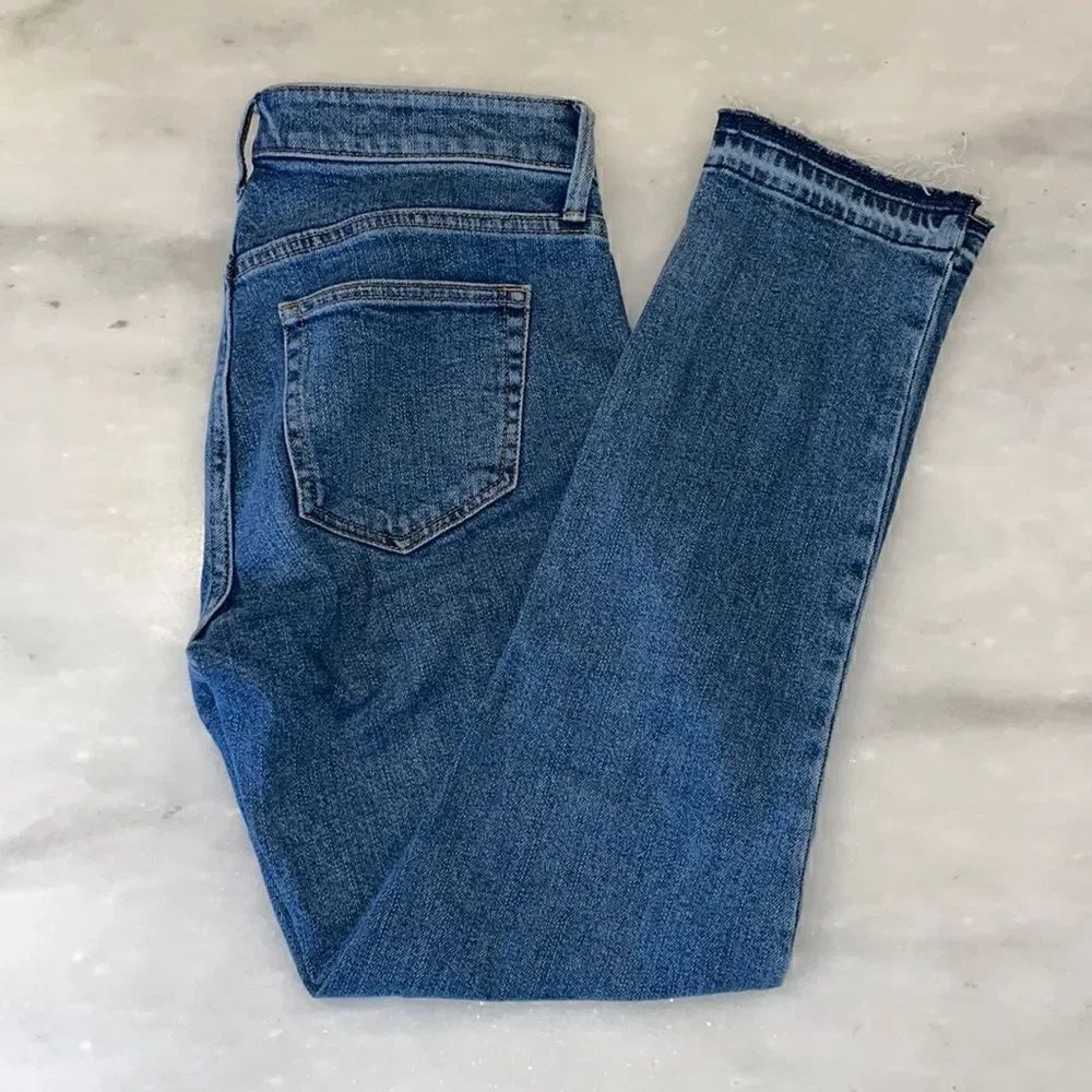 Gap Jeans Denim  Blue Girlfriend Jeans